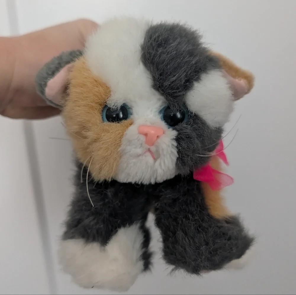 Kitty Kitty BABY Kittens 1995 Cute Plush Calico Cat Kitten Small Stuffed Animal - Picture 5 of 8